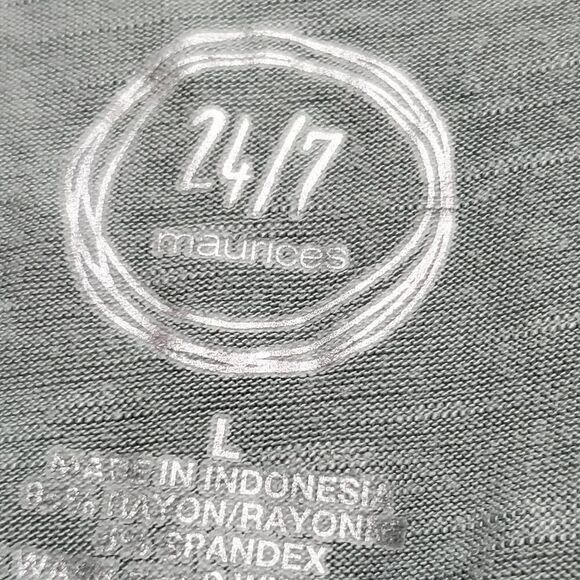 Maurices 24/7 Large Green Tunic Top - Picture 7 of 8